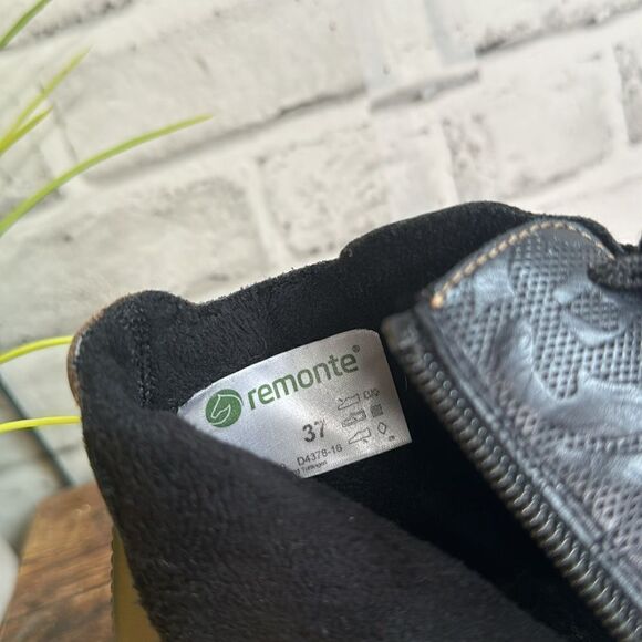 Remonte Genuine Leather Short Boots Size 37 6 D4378-16 - Picture 8 of 8